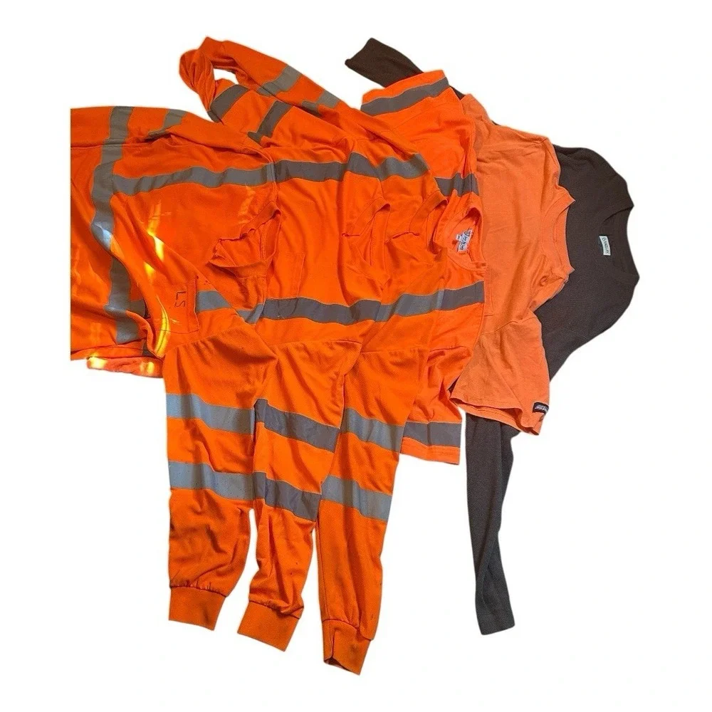 Men's Xxl Shirt Bundle Of Six Poor Condition/Very Used.  Long And Short Sleeve. - Picture 3 of 9